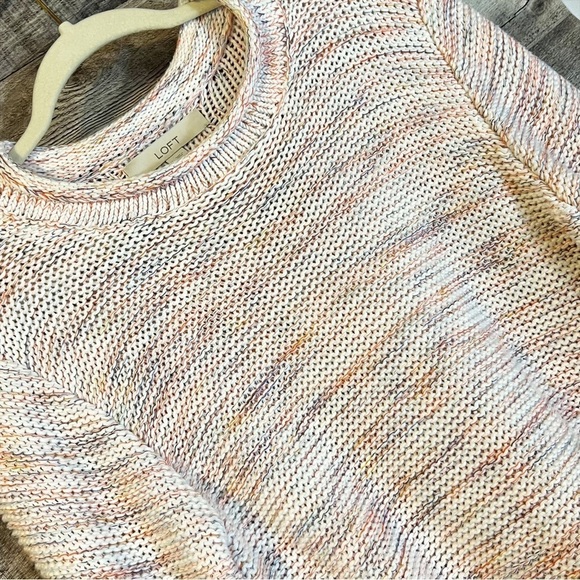 Ann Taylor Loft Space Dye Rainbow Knit Sweater - Picture 5 of 5
